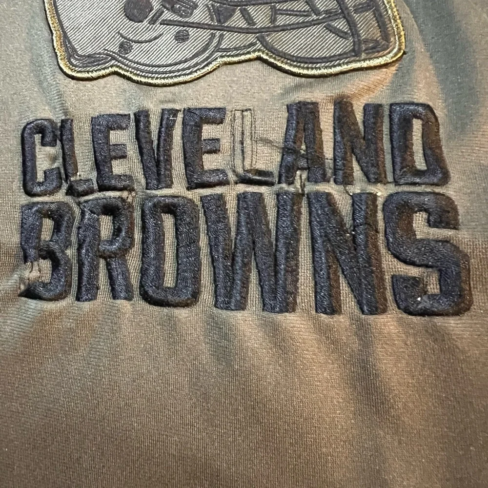 Nike Sz 2XL Salut to Service NFL SnapBack Jacket Brown Men’s 1/4 Xipper